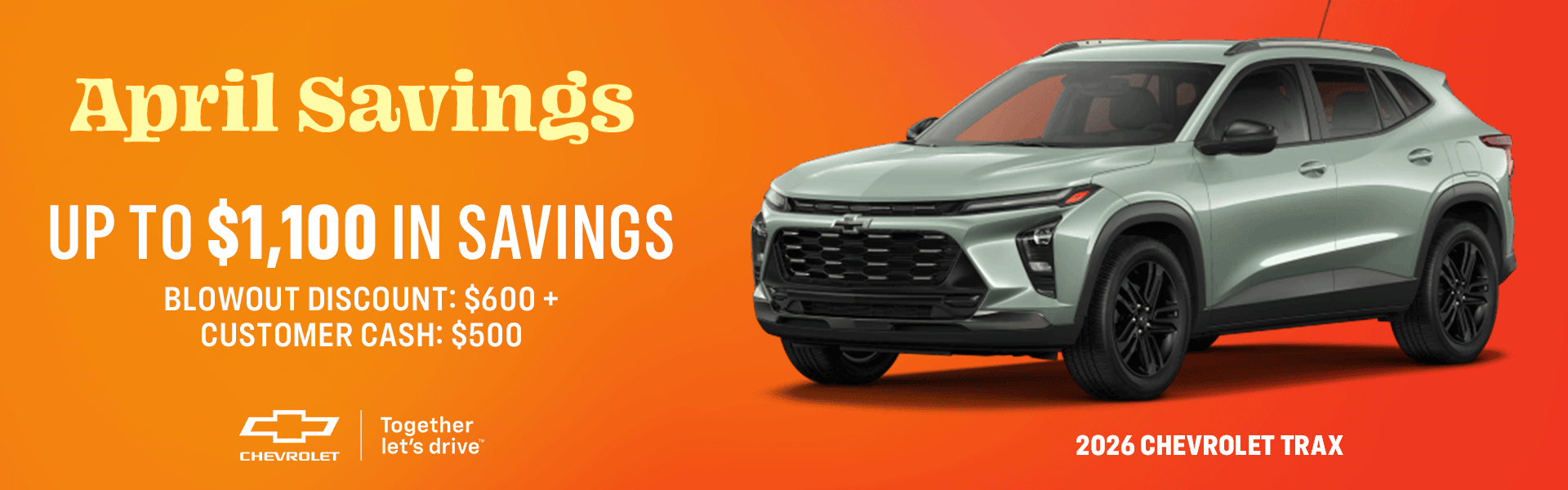 April savings Silver 2026 Trax on offer