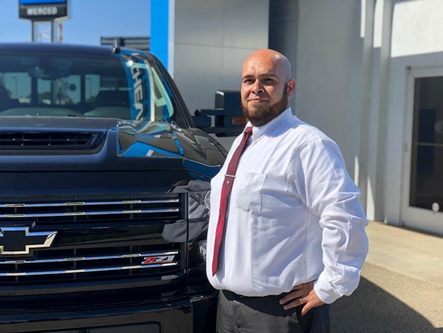 Merced Chevrolet in Merced CA sales associate Gilbert Garcia